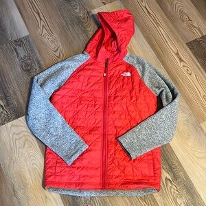 The North Face Kids' Quilted Sweater Fleece Hoodie